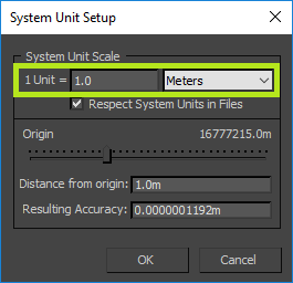 3DS Max units